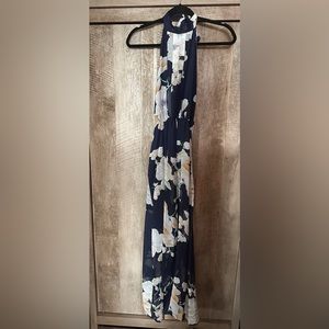 NWOT Floral halter maxi dress
